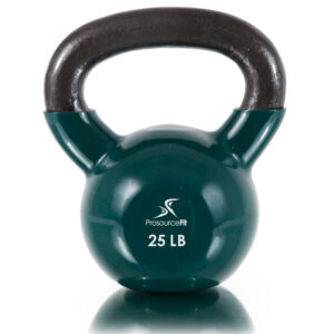 Vinyl Coated Cast Iron Kettlebells-25LB