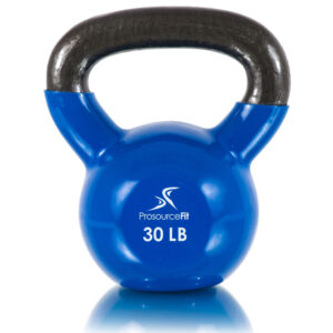 Vinyl Coated Cast Iron Kettlebells-30LB