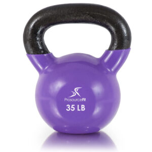 Vinyl Coated Cast Iron Kettlebells-35LB