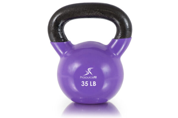 Vinyl Coated Cast Iron Kettlebells-35LB