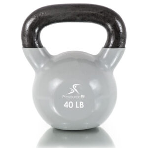 Vinyl Coated Cast Iron Kettlebells-40LB