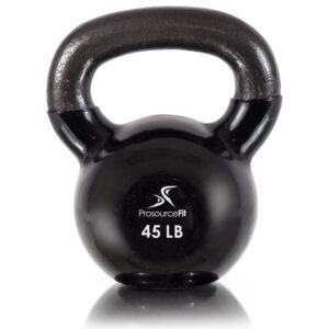 Vinyl Coated Cast Iron Kettlebells-45LB